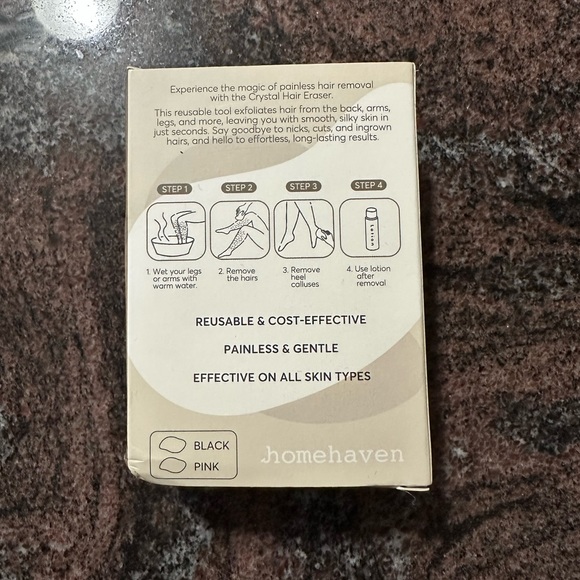 NWT Homehaven Crystal Hair Eraser - Picture 3 of 5